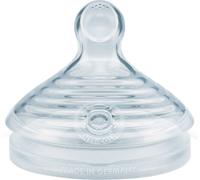 NUK Nature Sense Silicone Medium Feed Hole Teats 2pk (0-6 Months)