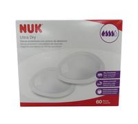 NUK Ultra Dry - 60 cuscinetti per allattamento al seno monouso