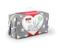 NUK Welcome Set Igiene per Neonati, con Succhietto, Spazzolino da Denti, Spazzola per Capelli, Massaggiagengive e Forbici per Unghie, Assistenza ai Bambini