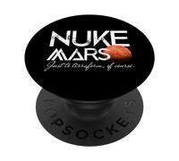 Nuke Mars Marte esplorazione spazio razzo nave spaziale PopSockets PopGrip Adesivo