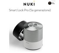 Nuki Smart Lock Pro con Bluetooth, Wi-Fi & Matter, Integrazione in Smart Home, Serratura elettronica per chiusura remota, installazione retrofit senza sostituzione del cilindro