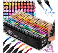 Nukido Pennarelli con alcool, impermeabili, 262 pezzi