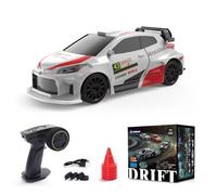 NULA 1/43 RC Drift Auto 2.4 G completamente proporzionale elettrico 4 WD Mini Racing Auto con Gyro & Linkage Gruppo di luci RTR Indoor Hobby Driftwagen Telecomando - Gyro Version