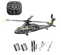 NULA K2000 UH-60 RC elicottero per Black-Hawk, 2,4 GHz 6 CH Brushless Elicottero militare con giroscopio a 6 assi e funzione di controllo dell'altitudine, flusso ottico & One-Key 3D Inverted Flight