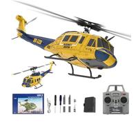 NULA RC ERA C032 UH-1 Huey RC elicottero, scala 1/48 6CH, 2,4G 6 assi giroscopio aereo militare telecomandato con ritiro 3D altezza per adulti principianti (RTF/1 batteria)