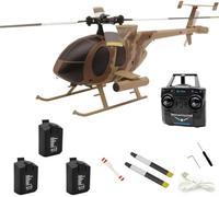 NULA RC ERA C184 MD500 - Elicottero RC senza spazzole, 4 canali, Flybarless, giroscopio a 6 assi, posizionamento ottico, controllo a un tasto, elicottero telecomandato per adulti