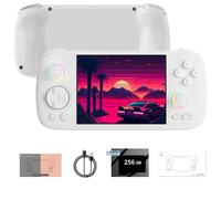 NULA RG406H - Console da gioco portatile retrò con scheda TF 256G / 9000+ giochi, touch screen da 4 pollici, 5000 mAh, Android 13 Unisoc T820, processore retrò emulatore videogioco