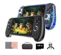 NULA RG556 - Console da gioco portatile in stile retrò, Android 13, con oltre 4000 giochi, 8+128G+128G e custodia, touch screen AMOLED, schermo Unisoc T820, supporto WiFi