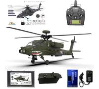 NULA YUXIANG F11 AH64 - Elicottero RC con fotocamera, per AH64 Apache 1/32 6G/3D 2,4G 6CH 6 assi giroscopio radiocomandato giocattolo - RTF