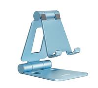 Nulaxy A4 Supporto Telefono Dock Universale Supporto per Telefono Cellulare Scrivania Compatibile con iPhone 14 13 12 11 XS Max XR X 8 7 6, Samsung S10 S9 S8, Smartphones - Blu