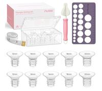 Nuliie Kit di dimensionamento flangia 5 in 1 12/14/16/18/20 mm per flangia/scudo da 24 mm della maggior parte delle pompe, 10 inserti in silicone per aumentare l'efficienza e il comfort di pompaggio