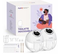 Nuliie Tiralatte Elettrico Portatile Bianco 1 St