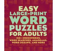 Easy Large-Print Word Puzzles for Adults (Tascabile)