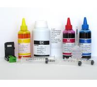 600 ml KIT RICARICA CARTUCCE PER STAMPANTE CANON PIXMA TS5352 PG 560 CL 561