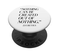 Nulla può essere creato dal nulla Lucrezio PopSockets PopGrip Adesivo