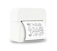 NULLTONEX Mini stampante termica portatile: etichettatrice Bluetooth wireless per viaggi di piccole imprese, viaggi, casa, ufficio, etichette da 5 cm, perfette per telefoni iOS e Android