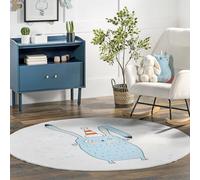 nuLOOM Eowyn - Tappeto moderno per bambini, lavabile in lavatrice, 122 cm, multicolore