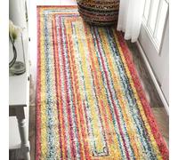 nuLOOM Hargis Labyrinth Area Tappeto, 15,2 x 15,2 cm, multicolore