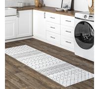 nuLOOM SpinClean, tappeto antimacchia lavabile in lavatrice, con retro antiscivolo, a basso profilo, per soggiorno, camera da letto e sala da pranzo, colore grigio Blythe