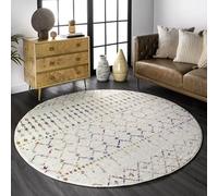 nuLOOM Tappeto Marocchino Blythe Accent, 9 x 15,2 cm, Multicolore Chiaro, Ovale, 0,9 cm di Spessore