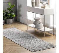 nuLOOM Tappeto marocchino Blythe Runner 2 '6" x 20', grigio scuro