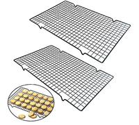 Nuluxi Torta Graticola a Raffreddamento Cremagliera di Raffreddamento Antiaderente Griglie di Raffreddamento Torta Raffreddamento Filo Rack di Raffreddamento per Cuocere al Forno, Grigliare e Freddare