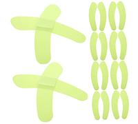 NULYLU 10 paia Copriwater Riscaldati Riutilizzabili con Cuscino Adesivo Imbottitura Morbida e Facile da Installare Protezione Antigelo per Viaggi Verde