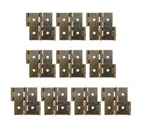 NULYLU 10 pezzi Cerniere Doppia Azione per Mobili e Porte Interni Inossidabile Design Antico Verde per Armadi e Infissi Casa