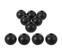 NULYLU 10 Pezzi Connettore per Cavi in Nailon Nero Leggero e Compatto per Attrezzature Fitness, Accessorio per Pulegge e Macchine da Vogata Limitatore di Fine Corsa