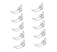 NULYLU 10 pezzi Molle Resistenti per Valvole Watergate Tromba Accessori Nero per Montaggi e Parti di Scarico Facili da Installare e Compatibili Maggior Parte delle Trombe