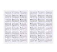 NULYLU 1000 Etichette Autoadesive di Avvertenza per Soffocamento, Adesivi di Avvertenza per Imballaggio, Segnali di Avvertimento per Sacchetti di Spedizione, Bianco 65x35 Mm, Conforme