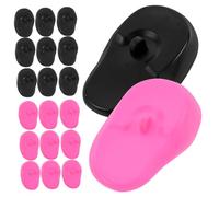 NULYLU 10paia Cuffie Protettive Silicone Per Per Salone e Uso Personale Copertura Eccellente Per Orecchie Durante Tinte e Lavaggi Comfort e Leggerezza Per Uomini e Donne