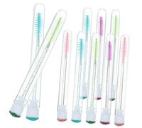 NULYLU 10pezzi Pennelli Per Mascara Con Tubo Applicatore Per Ciglia e Sopracciglia Strumento Di Makeup Per Finish Naturale