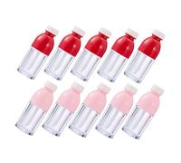 NULYLU 10pezzi Tubetti Vuoti Per Gloss Labbra e Bottiglie Leggera Per Viaggi Non Perdono Lavabili e Riutilizzabili Di Contenitori Colorati Rossa
