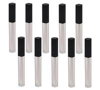NULYLU 10pezzi Tubo Ricaricabile Per Lucidalabbra Bottiglie Square Per Lip Gloss Contenitori Per Labbra Design Portatile e Alla Moda Adatti Per Viaggi e Uso Quotidiano