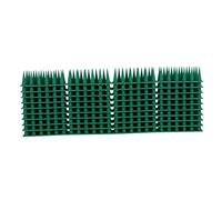 NULYLU 10sets Strip Spuntoni in Plastica Antipiccione Per Recinzioni Giardino e Tetto Resistente Alle Temperature Dispositivo Umano Di Dissuasion e Antiscalata Per Gatti e Ladri