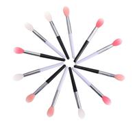 NULYLU 12 pezzi Pennelli in Silicone per Labbra Piccoli Applicatori Rossetto e Maschera Labbra Riutilizzabili per Viaggi Trucco Professionale e Uso Quotidiano