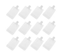 NULYLU 12 Pezzi Sacchetti per Lozione da Viaggio 100ml Beccuccio Richiudibile Borsa Cosmetici Ricaricabile Salvaspazio per Shampoo e Prodotti Skin Care Portatili