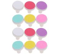 NULYLU 12 Pezzi Set Testine per Tagliaunghie Elettrico Ragazzo Ragazza, Cuscinetti per Levigare Unghie, Accessori Manicure Portatili, Testa Fine Plastica Resistente, Design Compatto e