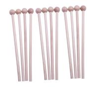 NULYLU 12pezzi Bacchette Legno Per Percussione Strumenti Musicali Per Xilofono e Glockenspiel Per Sviluppare Talento Musicale Dei e Migliorare Ritmo