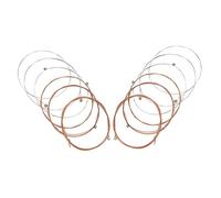 NULYLU 12pezzi Corde Per Chitarra Folk Corde Acustiche Accessori Professionali Per Chitarristi Suono e Potente Resistente e Durevole