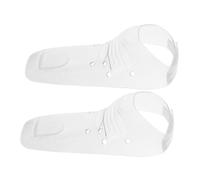 NULYLU 1paio Copriscarpe Trasparenti Per Parrucchieri Scarpette Protettive Riutilizzabili Per Tagli Di Design Mezza Copertura Confortevoli e Sicure Per Saloni e Uso Domestico Taglia