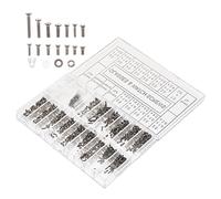 NULYLU 1set Viti Per Riparazione Occhiali e Occhiali Da Sole Di Viti Di Ricambio Con Cacciavite e Contenitore Per Stoccaggio Kit Pratico e Conveniente Per Riparazioni Eyeglass