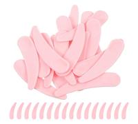 NULYLU 200 pezzi di spatola per trucco cosmetico per il viso - Applicatore per maschera viso in plastica, strumento di bellezza per lozione per il corpo - Cucchiaio per trucco rosa per idratante