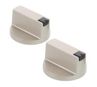 NULYLU 2pezzi Pomelli Di Controllo Per Forno Gas Metallo Di Manopole Per Bruciatore Facili Da Installare e Compatibili Con Varie Marche Di Cucine e Forni Elettrici