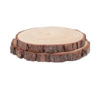 NULYLU 2pezzi Stepping Stones Legno Per Giardino Decorazione Elegante Per Percorsi Esterni Spessore