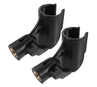 NULYLU 2pezzi Supporto Microfono Per Microfoni Wireless e Dinamici Facile Da Installare e Pratico Da Utilizzare Compatibile Con Vari Modelli Accessorio Per Cantanti e Presentatori