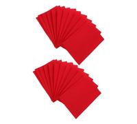 NULYLU 30 Pezzi Fascia da Braccio Rossa per Volontari e Addetti alla Sicurezza, Facile da Indossare e Mantiene Un Aspetto Pulito, per Eventi Organizzati e Scuole
