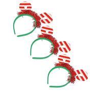 NULYLU 3pezzi Cercchietto Creativo Per Capelli Cercchietto Delicato Per Capelli Natalizio Accessori Per Chic Materiali Sicuri e Durevoli Design Unico Delle Stampelle