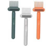 NULYLU 3pezzi Spazzola Pulizia Pettine Strumento Rimozione Per Spazzole e Pettini Design Ergonomico Per Pulizia Facile e Veloce Utile Per Uso Domestico e Professionale